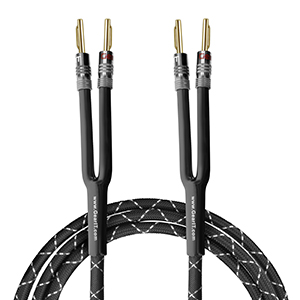 GearIT 14AWG Oxygen Free Copper OFC Speaker Cable with Banana Plug
