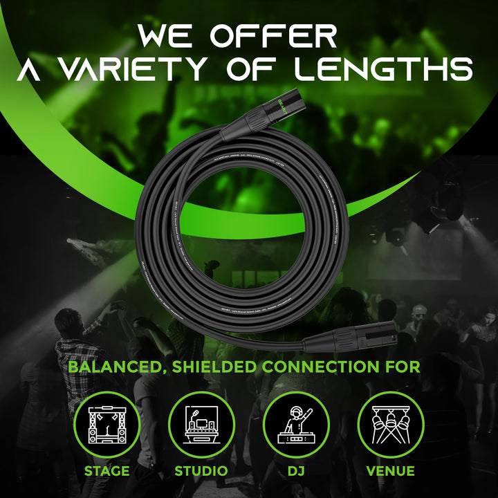 CAT6 EtherCON Cable for Pro Audio, Black - GearIT