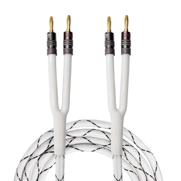 GearIT 14AWG Premium Heavy Duty Braided Speaker Wire Cable Dual Gold Plated Banana Plug Tips - In-Wall CL2 - Oxygen-Free Copper (OFC) - www.gearit.com