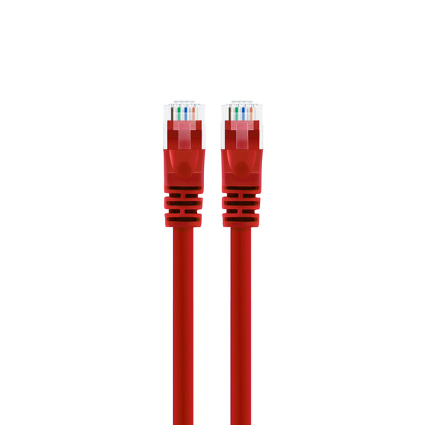 GearIT Cat6 Ethernet Patch Cable - Snagless RJ45, Stranded, 550Mhz, UTP, Pure Bare Copper Wire, 24AWG  - Red GearIT