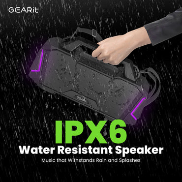 GEARit BOOM 120W Portable Bluetooth Speaker IPX6