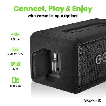 GEARit 40W Portable Bluetooth Speaker IPX6