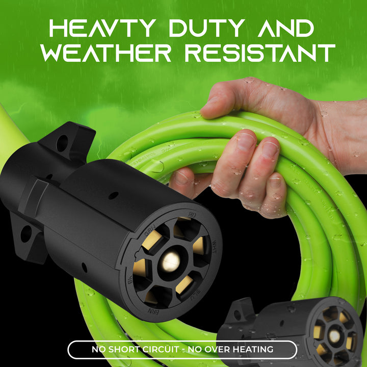 Heavy Duty 14AWG 7 Way Conductor Wire RV Trailer Cord GearIT